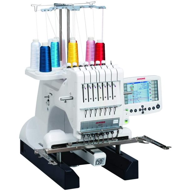 Restored Premium Janome MB7 MultiNeedle Embroidery Machine + Warranty