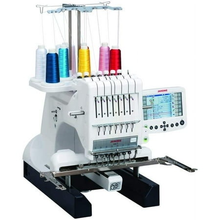 Restored Premium Janome MB7 Multi-Needle Embroidery Machine + Warranty (Refurbished)