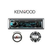 Restored Premium Kenwood KMR-M315BT Digital Marine Receiver w/ built in Bluetooth and a Kenwoo... (Refurbished)
