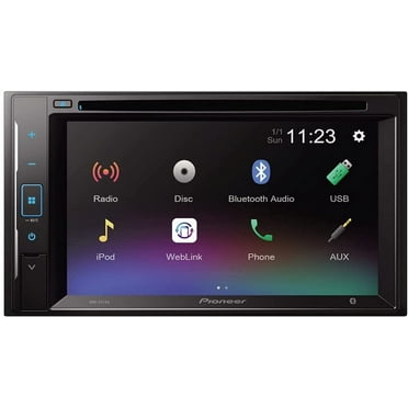 Restored Premium Pioneer 6.2-Inch Resistive Touchscreen DVD Receiver (Refurbished)