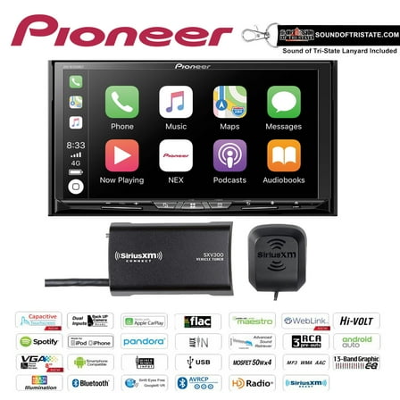 Restored Premium Pioneer AVH-W4500NEX w/ SiriusXM SXV300V1 (Refurbished)