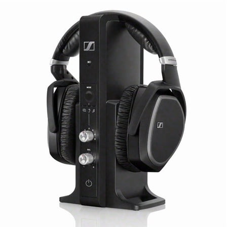 Restored Premium Sennheiser RS 195 RF Wireless Headphone Systems for TV Listening with Selectable Hearing Boost Preset (Refurbished)