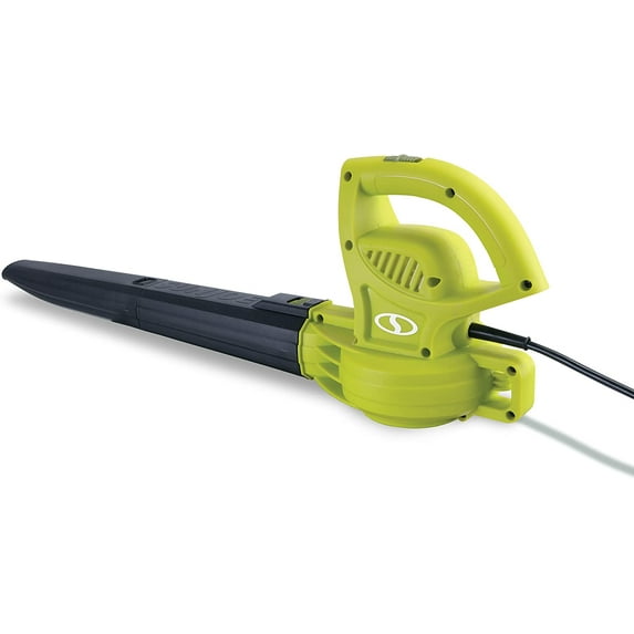 Restored Sun Joe SBJ597E-GRY 6-Amp 155 MPH Electric Leaf Blower, Grey (Green) (Refurbished)