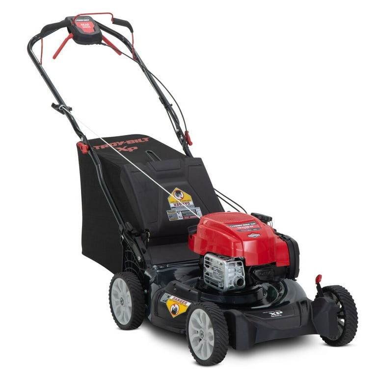 Troy-Bilt XP 21 in. 150 cc Vertical Storage Briggs and Stratton ReadyStart Series Gas Engine 3-in-1 FWD Self Propelled Lawn Mower