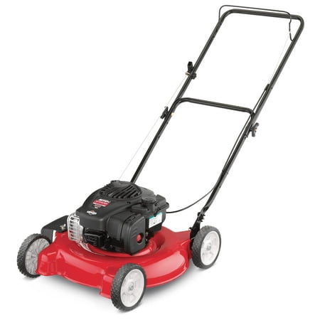 Restored Premium Yard Machines 20-in 125CC Walk Behind Push Mower with Side Discharge Cutting System (Refurbished)