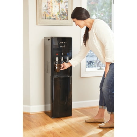 Restored Primo 601088 Bottom Loading Hot Cold Water Dispenser, Black (Refurbished)
