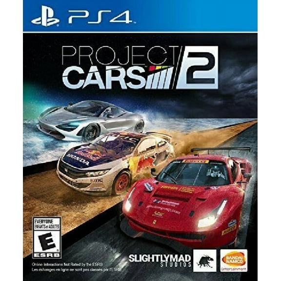 Restored Project Cars 2 (Sony PlayStation 4, 2017) Racing Game (Refurbished)