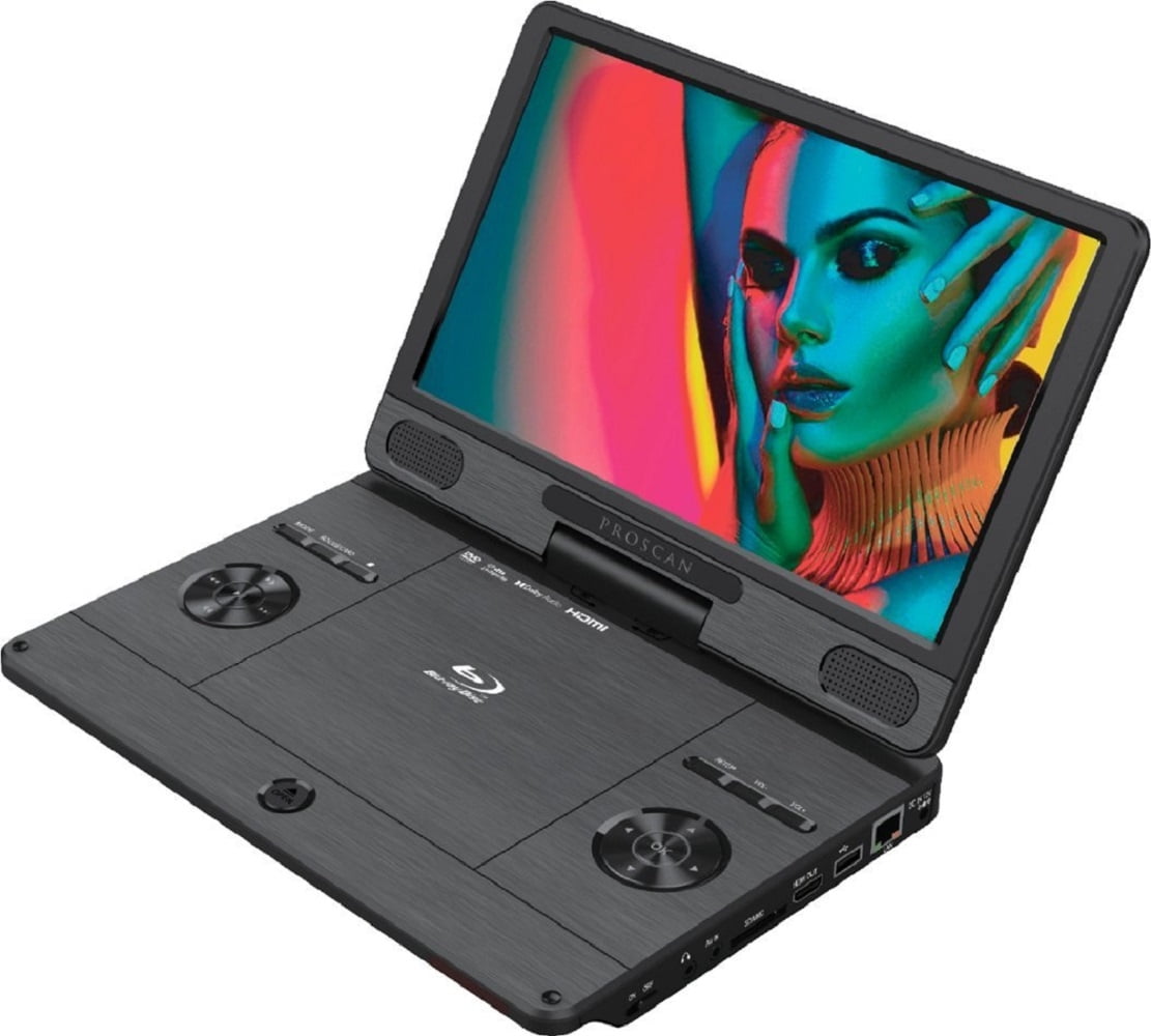 Restored Proscan 11.4 Inch Portable Bluray Player Black PDVD1187