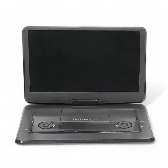 Restored PROSCAN ELITE 156" Widescreen Portable DVD Player, Black, PEDVD1566 (Refurbished)