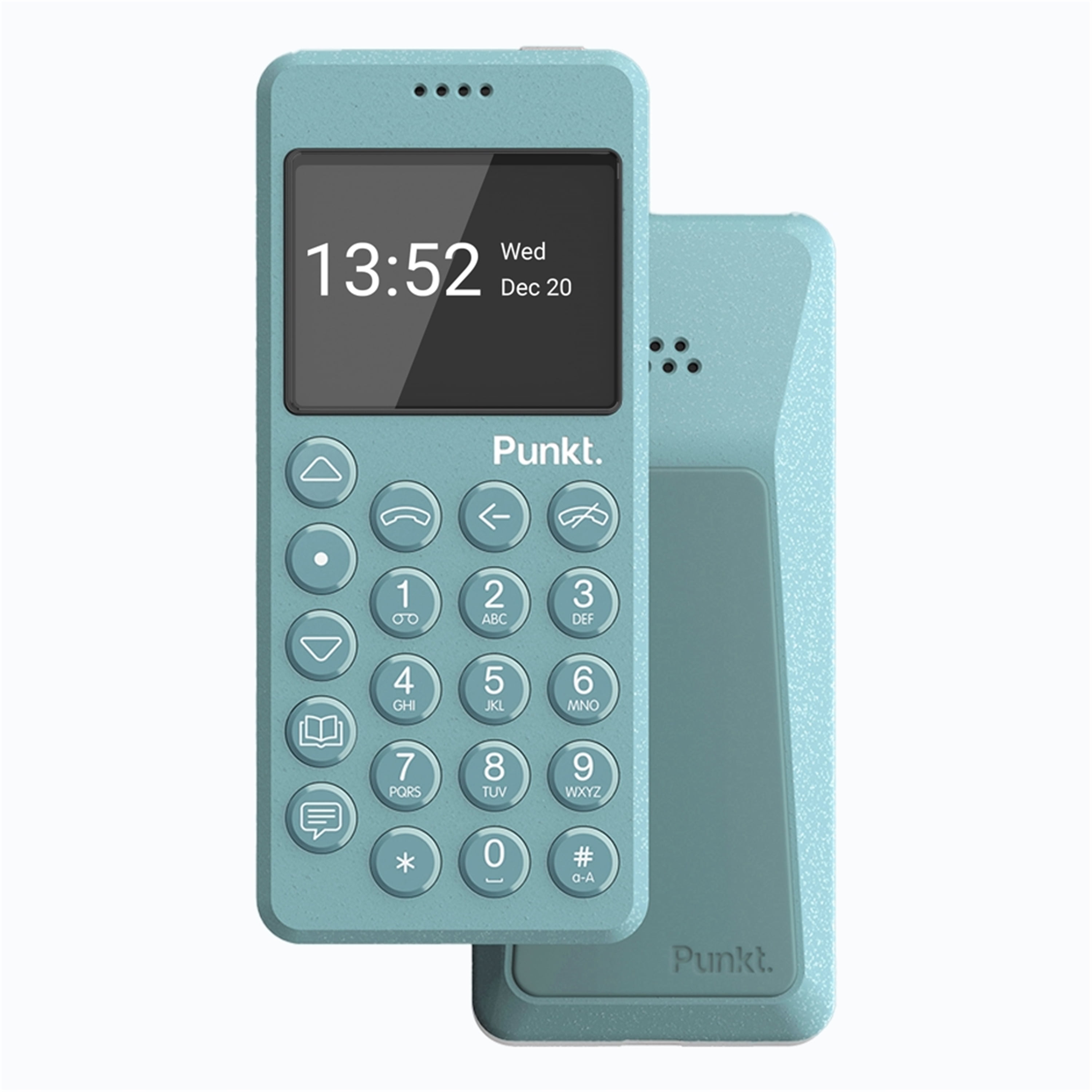 Restored Punkt. MP02 Minimalist 4G LTE Cell Phone AT&T/T-Mobile