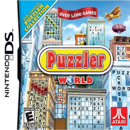 Restored Puzzler World (Nintendo DS, 2009) Game (Refurbished)