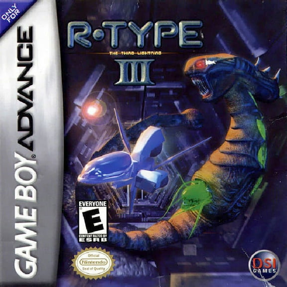Restored R-Type III The Third Lightning (Nintendo GameBoy Advance, 2003) Shooter Game