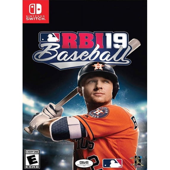Restored RBI 19 Baseball Nintendo Switch Sports Game, 4 Offline Players