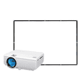 thumbnail image 1 of Restored RCA 1080P Compatible LCD HD Home Theater Projector Bonus 100" Projector Screen RPJ161-COMBO - (Refurbished), 1 of 5