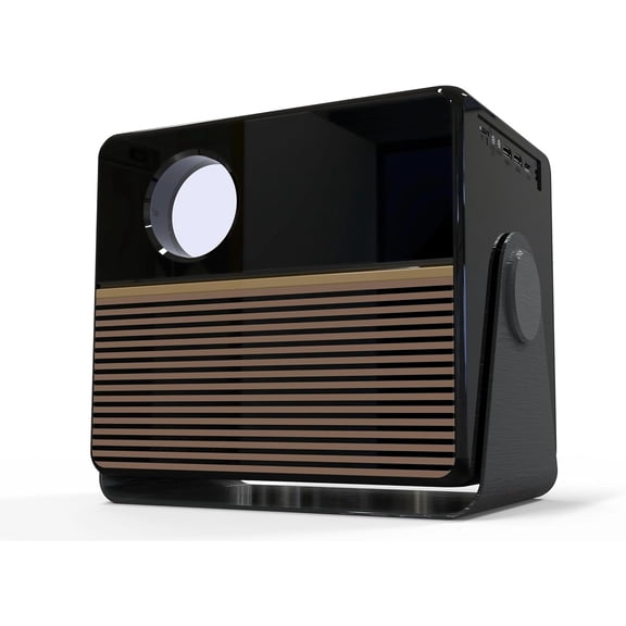 Restored RCA 1080P FHD ROKU Smart Streaming Projector, Powered by ROKU Express Black, 250 ANSI Lumens, Projects from 36" to 200" (Refurbished)