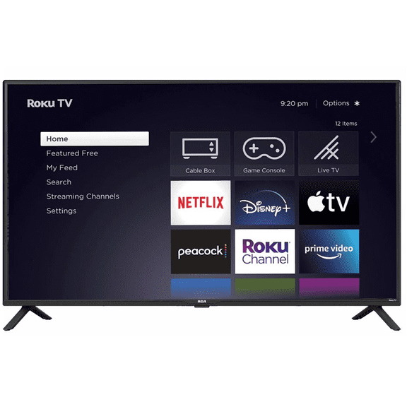 Restored RCA 43" Class FHD 1080P Roku Smart LED TV RTR4360EUS Manufacturer (Refurbished)