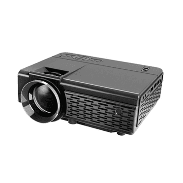 Restored RCA Bluetooth 1080p Home Theatre Projector 2x HDMI, 1x A/V, 1x VGA RPJ107-Black (Refurbished)