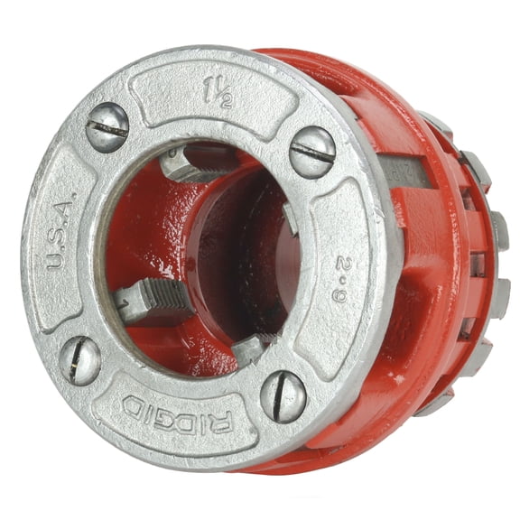 Restored RIDGID® 37410 Old Style Die Head 1-1/2" & Steel Dragon Tools® Dies (Refurbished)