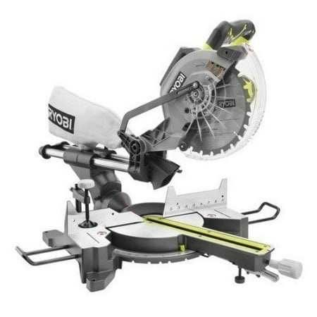 Refurbished RYOBI TSS102L 15-Amp 10 in. Sliding Miter Saw with Laser