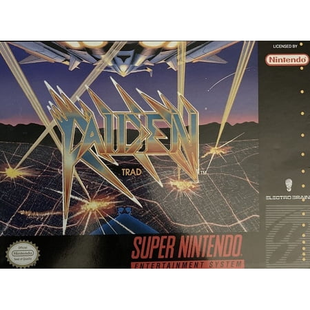 Restored Raiden Trad (Super Nintendo, 1992) SNES Shooter Game (Refurbished)