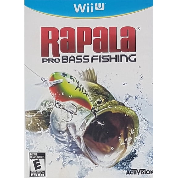 Restored Rapala Pro Bass Fishing (Nintendo Wii U, 2012) Fish Game (Refurbished)