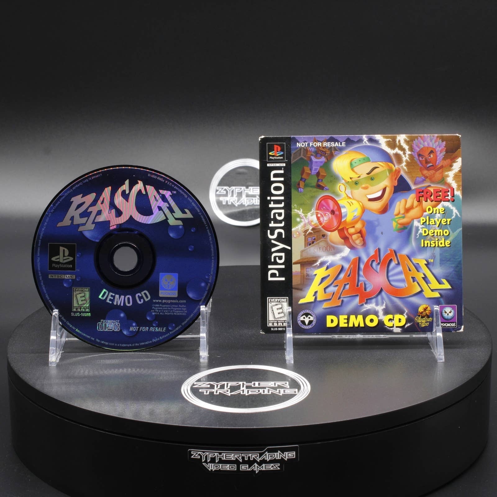 the奥歯's 1st demo 廃盤 Restored Rascal [Demo Disc - Not For Resale] Sony PlayStation PS1