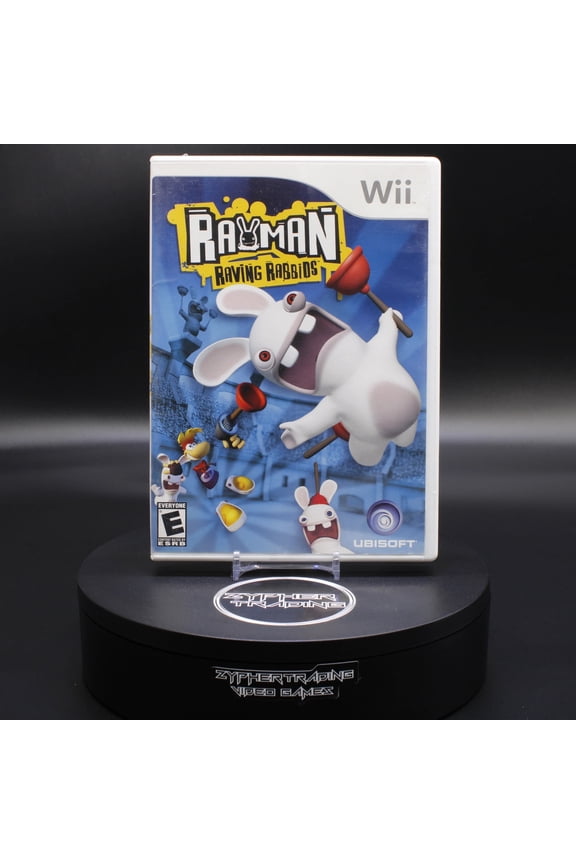 Restored Rayman Raving Rabbids Nintendo Wii