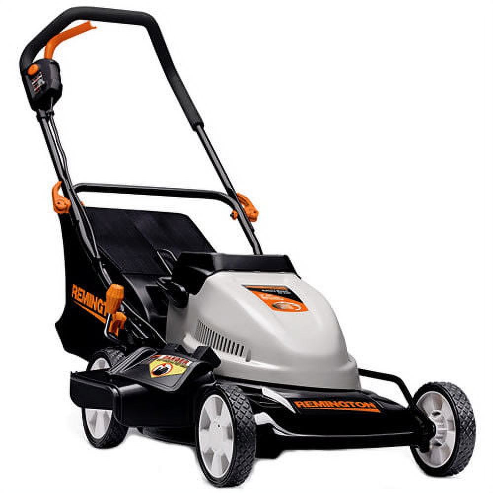 Restored Remington 24 Volt 19-Inch 3-in-1 Cordless Battery-Powered Push Lawn Mower Certified (Refurbished) - image 1 of 7