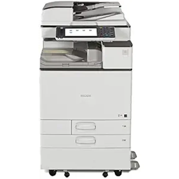 Restored Ricoh Aficio MP C3503 Color Multifunction Copier - A3, 35 ppm, Copy, Print, Scan, 2 Trays and Stand