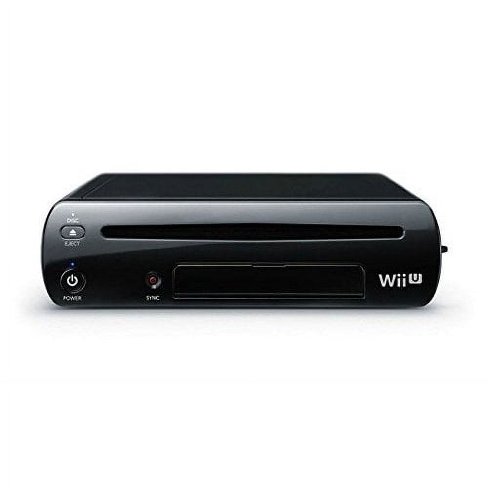Restored Replacement Official Authentic Nintendo Wii U Console Black  Nintendo Wii Home TKD025 (Refurbished) 