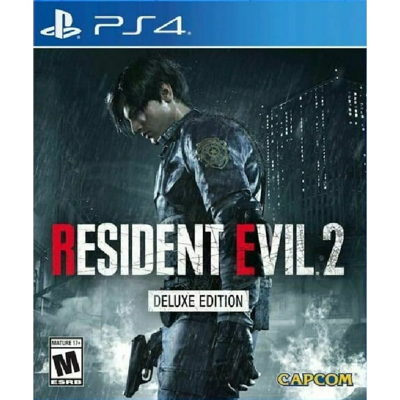 Restored Resident Evil 2: Deluxe Edition (Sony Playstation 4, 2019) Shooter Game (Refurbished)