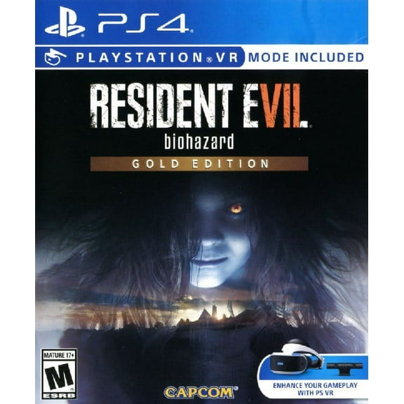 Restored Resident Evil 7 Biohazard: Gold Edition (PlayStation 4, 2017) Shooter Game (Refurbished)