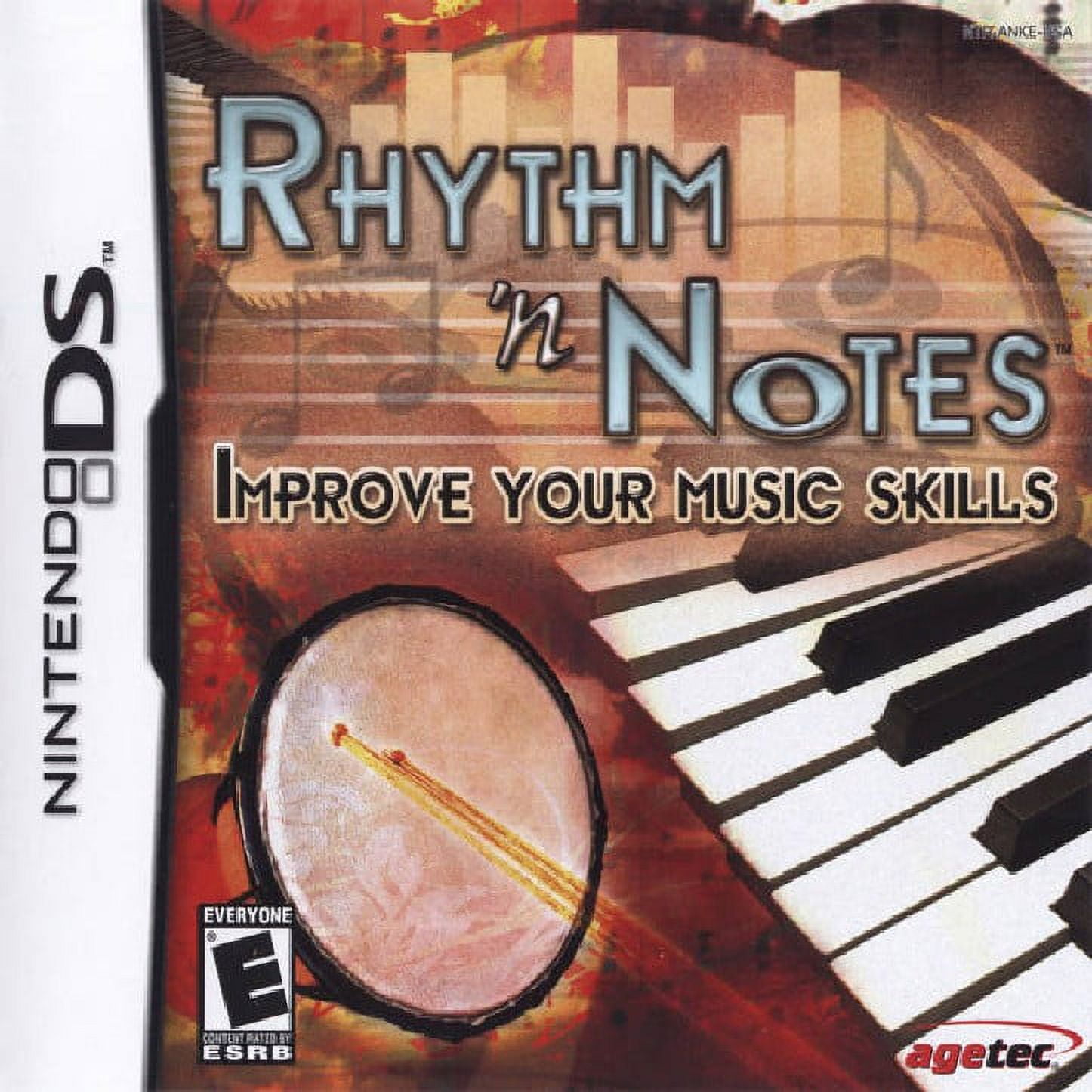 Restored Rhythm 'n Notes Improve Your Music Skills (Nintendo DS, 2007