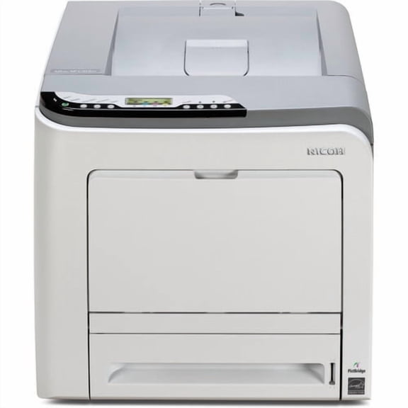 Restored Ricoh Aficio SP C311N Color Laser Printer – 31 ppm, 1200×1200 dpi, Network Ready, Compact Color Printing - 406466