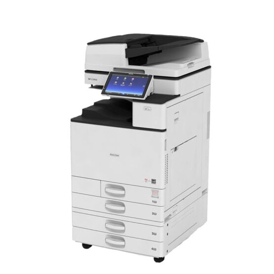 Restored Ricoh Color, Laser Multifunction Copier, Printer, Scanner, 25 ppm, Duplex, A4 Office MFP, P/N: IM C2500