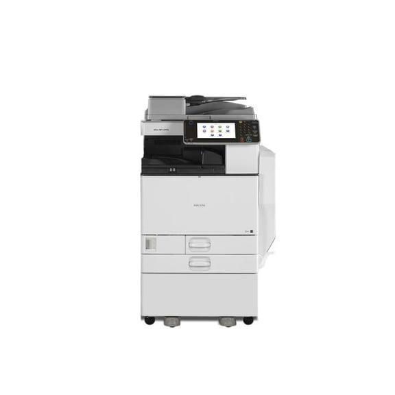 Restored Ricoh Color Laser Multifunction Copier, Printer, Scanner, 45 ppm, Duplex, A3 Office MFP, P/N: MP C4502