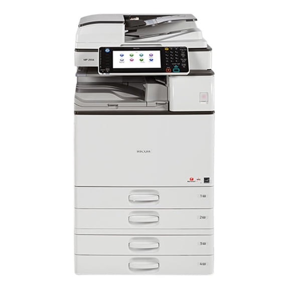 Restored Ricoh Monochrome Laser Multifunction Copier, Printer, Scanner, 35 ppm, Duplex, Office MFP, P/N: MP 3054