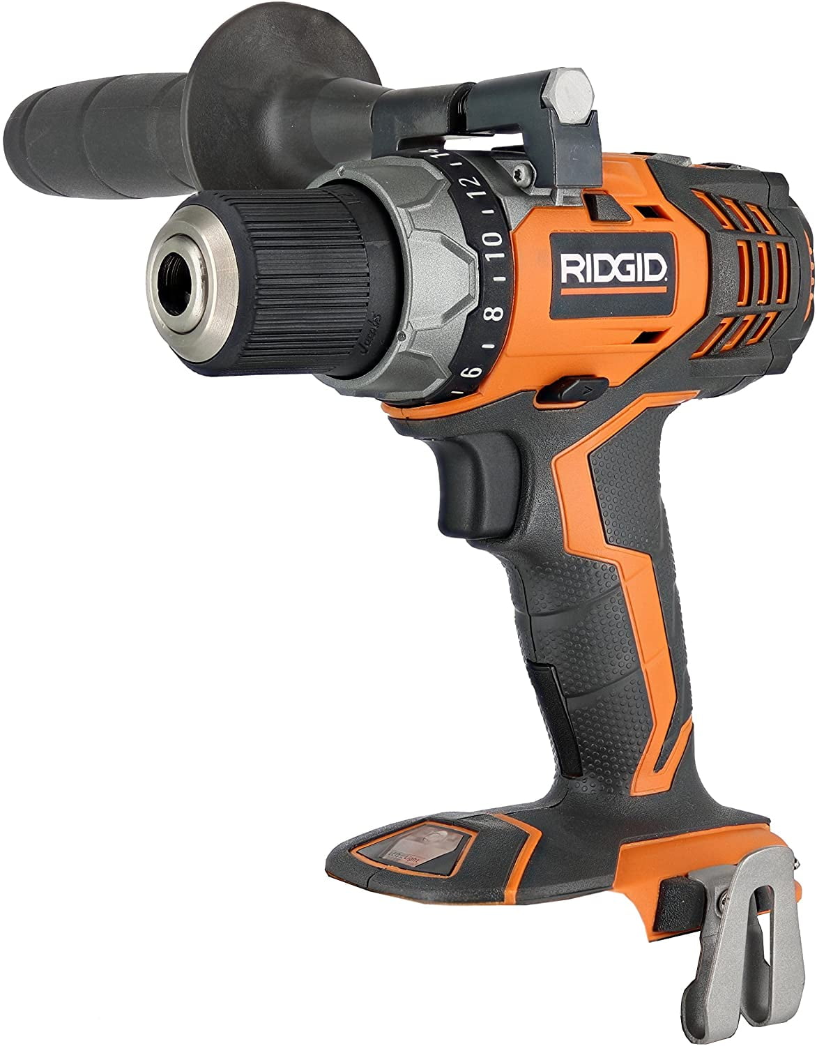 Restored Ridgid Fuego R86008 18V Lithium Ion 1650 RPM Cordless Compact 2 Speed Drill / Driver with LED Grip Light and Keyless Chuck (Battery Not Included, Power Tool Only) (Refurbished)