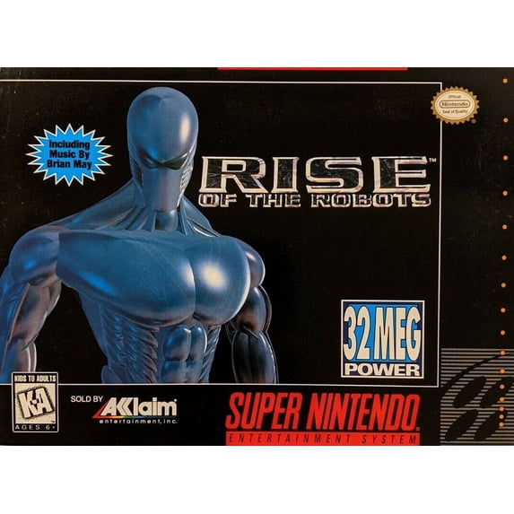 Restored Rise of the Robots (Super Nintendo, 2006) (Refurbished)