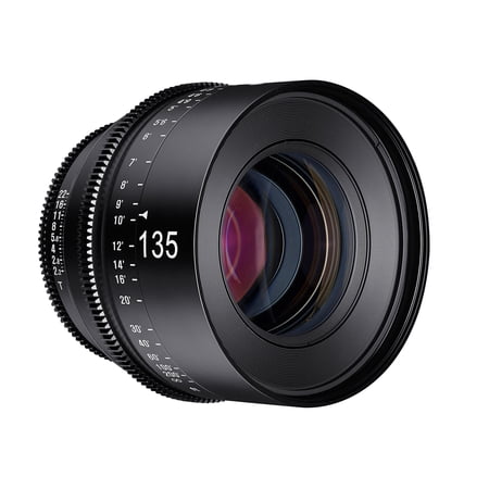 Restored Rokinon Xeen 135mm T2.2 Professional Cine Lens for Micro Four Thirds MFT (Refurbished)