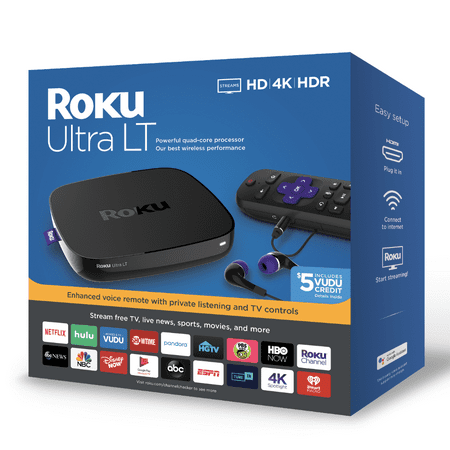 Restored Roku 4662RW Ultra LT Streaming Media Player 2019 (Refurbished)