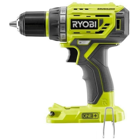 Restored Ryobi P252 18V Lithium Ion Battery Powered Brushless 1,800 RPM 1/2 Inch Drill Driver w/ MagTray and Adjustable Clutch (Battery Not Included / Power Tool Only) (Refurbished)