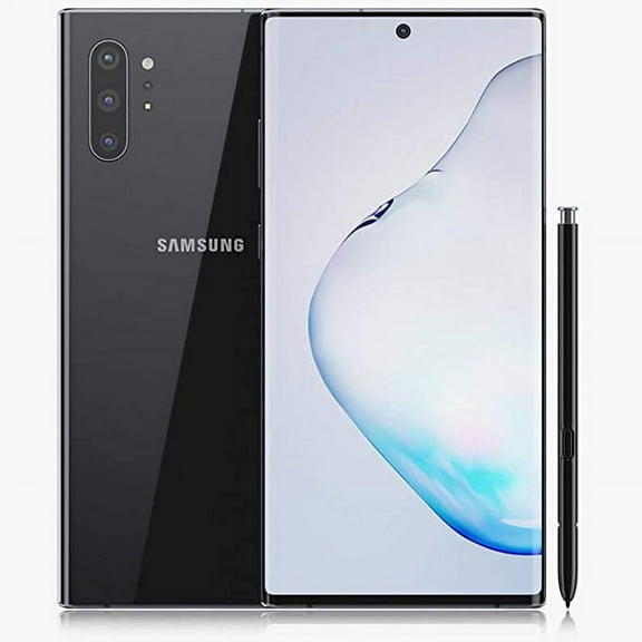 Restored SAMSUNG GALAXY NOTE 10+ 256GB UNLOCKED SM-N975U1 - AURA BLACK (Refurbished)