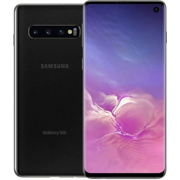 Restored SAMSUNG GALAXY S10 128GB AT&T SM-G973U - PRISM BLACK (Refurbished)