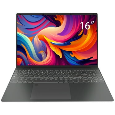 Restored SANPTENT 16" Laptop Intel Celeron N95, 16GB RAM, 512GB SSD, Wi-Fi Webcam HDMI Windows 11 Pro Computer (Refurbished)
