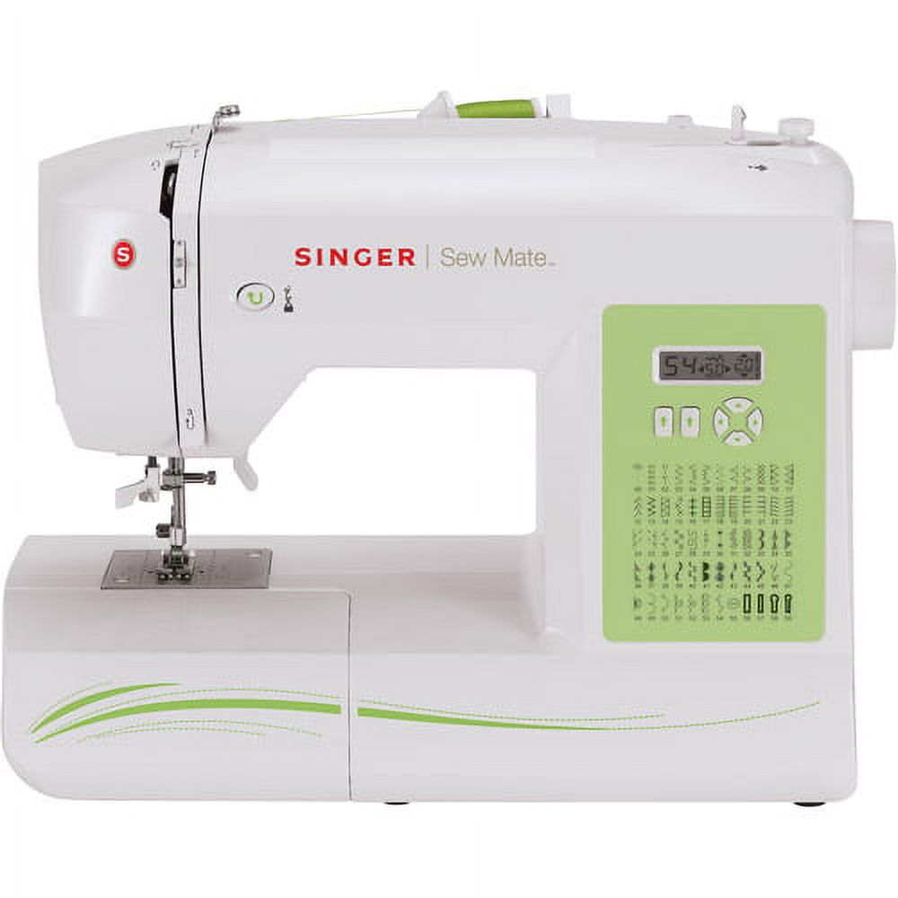 Restored SINGER Sew Mate 5400 Sewing Machine with 154 Stitch Applications (Refurbished) - image 1 of 12