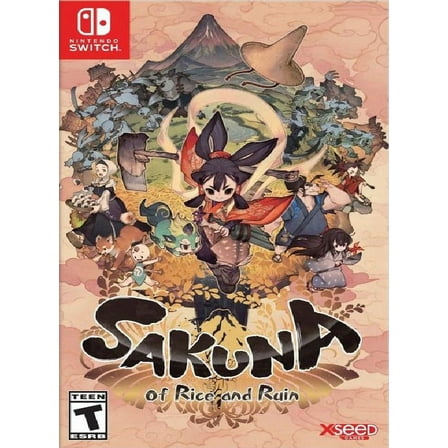 Restored Sakuna: of Rice and Ruin (Nintendo Switch, 2020) RPG Game (Refurbished)