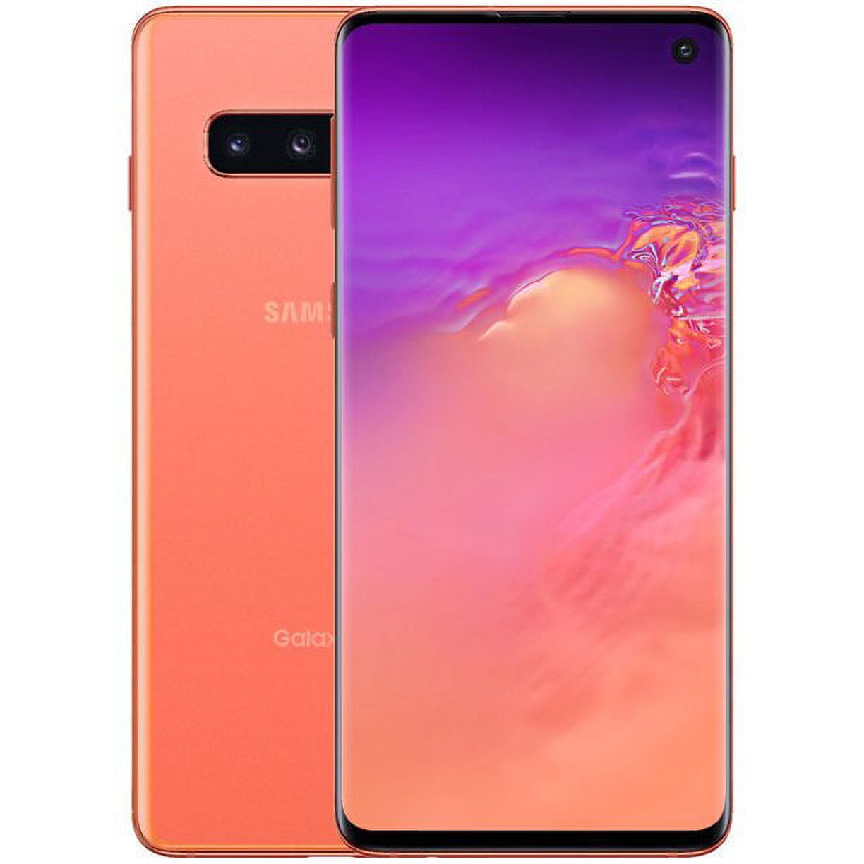 Restored Samsung G973 Galaxy S10, 128 GB, Flamingo Pink - GSM Unlocked - GSM compatible (Refurbished)
