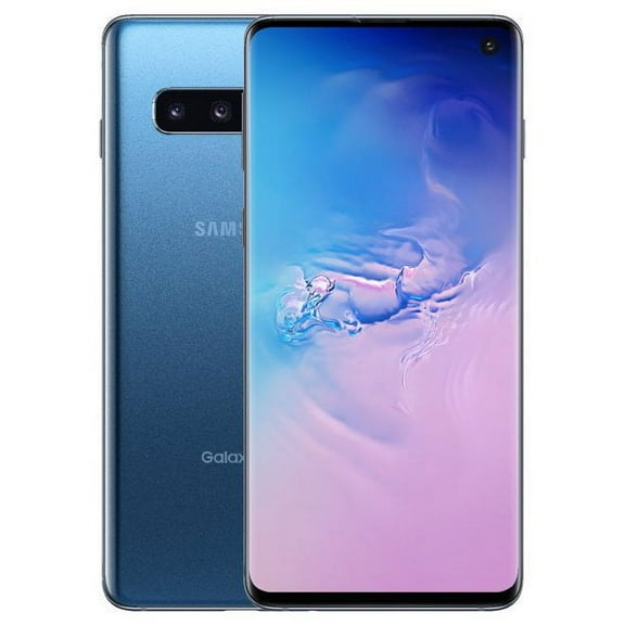 Restored Samsung G973 Galaxy S10, 128 GB, Prism Blue - Fully Unlocked - GSM and CDMA compatible (Refurbished)
