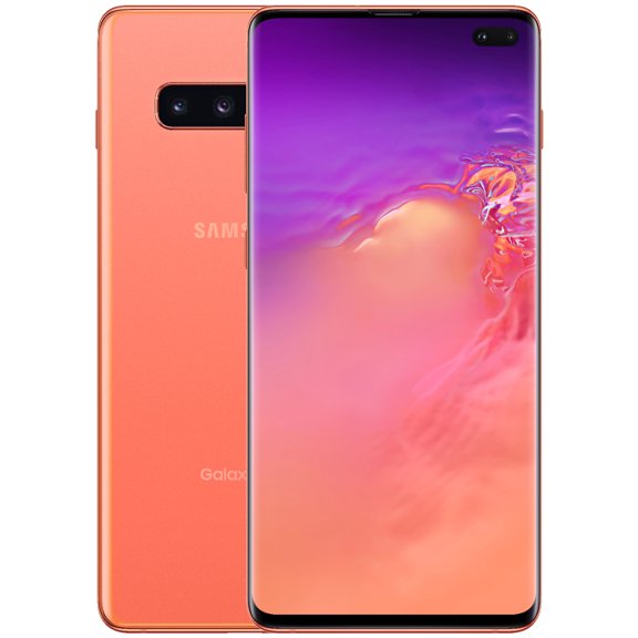 Restored Samsung G975 Galaxy S10 Plus, 128 GB, Flamingo Pink - GSM Unlocked - GSM compatible (Refurbished)